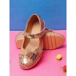 BAESD Girls Printed Velcro Ballerinas-picture-36