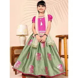 BAESD Girls Ready to Wear Lehenga & Blouse With Dupatta-picture-31