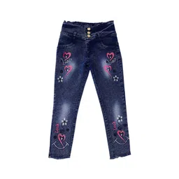 BAESD Girls Regular Fit Mid-Rise Clean Look Heavy Fade Stretchable Jeans-picture-35