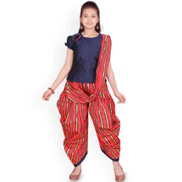 BAESD Girls Regular Pure Silk Kurti with Patiala & With Dupatta-picture-37