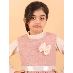 BAESD Girls Ribbed Fit & Flare Midi Dress image 3