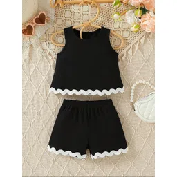 BAESD Girls Round Neck Top With Shorts-picture-10