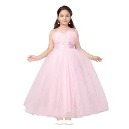 BAESD Girls Ruffled Net Gown Maxi Dress-picture-53