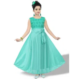 BAESD Girls Satin Fit & Flare Dress-picture-46