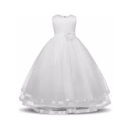 BAESD Girls Satin Maxi Balloon Dress-picture-39