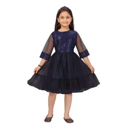 BAESD Girls Sequined Embellished Net Party Dress-picture-25
