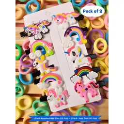 BAESD Girls Set of 100 Hair Accessory Set-picture-35