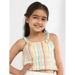 BAESD Girls Shoulder Straps Striped Cotton Top-picture-29