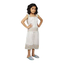 BAESD Girls Sleeveless Pure Cotton Night suits-picture-13