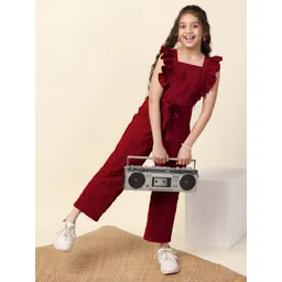 BAESD Girls Square Neck Basic Jumpsuit-picture-23