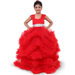 BAESD Girls Square Neck Sleeveless Satin Maxi Dress-picture-42