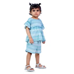 BAESD Girls Striped Pure Cotton Clothing Set-picture-55
