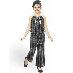 BAESD Girls Striped Shoulder Straps Basic Jumpsuit-picture-44