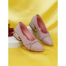 BAESD Girls Textured Party Block Pumps-picture-52