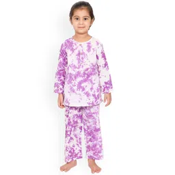 BAESD Girls Tie and Dyed Pure Cotton Night suit-picture-56