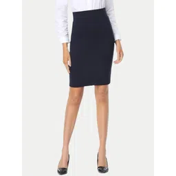 BAESD High-Rise Knee Length Back Slit Pencil Skirt-picture-31