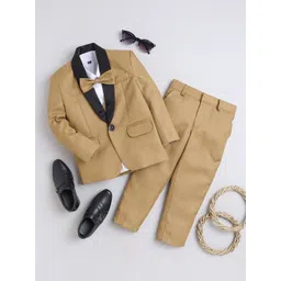 BAESD Infant Boys 4-Piece Silk Cotton Party Suit-picture-34
