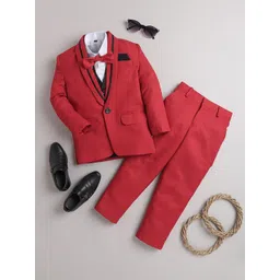 BAESD Infant Boys 4-Piece Silk Cotton Suits-picture-36