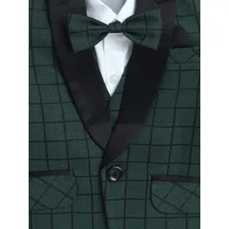 BAESD Infant Boys Checked 4-Piece Party Suits image 2