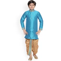 BAESD Infants Boys Mandarin Collar Kurta With Dhoti Pants-picture-20
