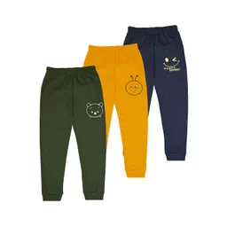 BAESD Infants Boys Pack Of 3 Graphic Printed Mid Rise Joggers-picture-53