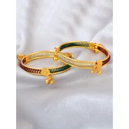 BAESD Infants Gold-Plated Spiral Bangles-picture-12