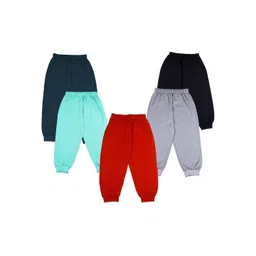 BAESD Infants Pack Of 5 Cotton Mid Rise Joggers-picture-24
