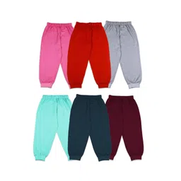 BAESD Infants Pack Of 6 Cotton Mid-Rise Joggers-picture-28