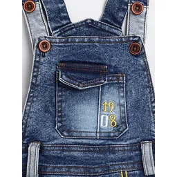 BAESD Infants Printed Cotton Denim Dungaree T-Shirt image 2