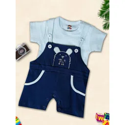 BAESD Infants Printed Cotton Dungaree With T-Shirt-picture-16