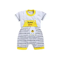 BAESD Infants Printed Pure Cotton Dungaree With T-Shirt-picture-58