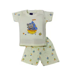 BAESD Infants Printed Pure Cotton T-shirt With Shorts-picture-34