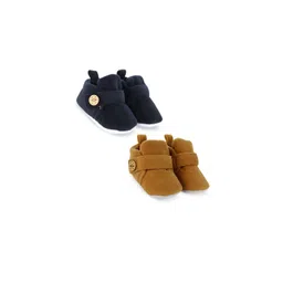 BAESD Infants Set Of 2 Anti-Skid Sole Velvet Booties-picture-15