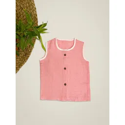 BAESD Infants Sleeveless Pure Cotton Jhabla-picture-10
