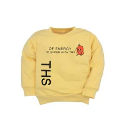 BAESD Infants Typography Printed Cotton Pullover Sweatshirt-picture-46