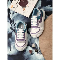 BAESD Kids Colourblocked Lightweight Comfort Insole Sneakers-image-13