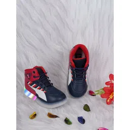 BAESD Kids Colourbloked Comfort Insole Lightweight LED Sneakers-image-20