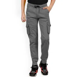 BAESD Kids Comfort Straight Fit Mid-Rise Cotton Joggers Trouser-picture-10