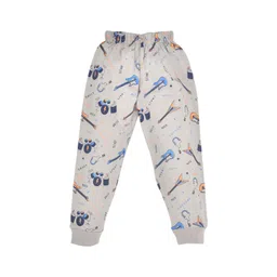 BAESD Kids Guitar Printed Cotton Mid-Rise Joggers-picture-19