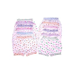 BAESD Kids Pack Of 12 Printed Pure Cotton Basic Briefs-picture-26