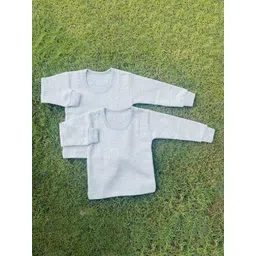 BAESD Kids Pack Of 2 Ribbed Cotton Long Sleeve Thermal Tops-picture-32