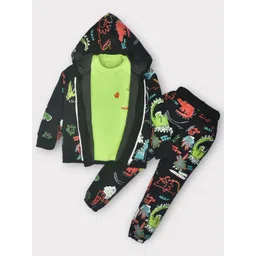 BAESD Kids Printed Cotton Front-Open Hooded Sweatshirt-picture-27