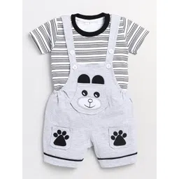 BAESD Kids Printed Dungaree With T-Shirt-picture-46
