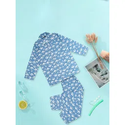 BAESD Kids Printed Pure Cotton Night Suit-picture-36