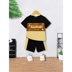 BAESD Kids Printed Pure Cotton T-Shirt With Shorts-picture-41