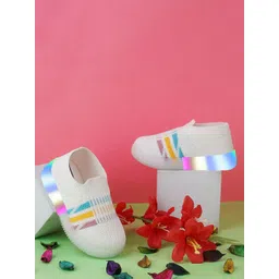 BAESD Kids Round Toe Comfort Insole LED Lightweight Mesh Sneakers-image-32