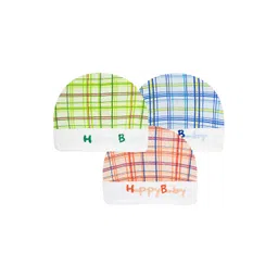 BAESD Kids Set Of 3 Printed Cotton Beanie-picture-29