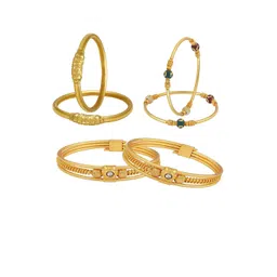 BAESD Kids Set Of 6 Gold-Plated Bangles-picture-16