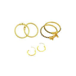 BAESD Kids Set Of 6 Roe Gold-Plated Bangles-picture-22