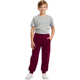 BAESD Kids Solid Regular Fit Mid Rise joggers Track Pants-picture-27